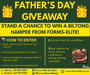 Read more about the article 🎉Celebrate Father’s Day With Forms-Elite – And WIN A Biltong Hamper!🥩